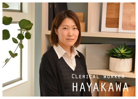 Clerical worker HAYAKAWA